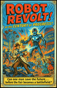 Robot Revolt at the Century of Progress Poster PosterGoat