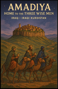 Amadiya Iraqi Kurdistan Travel Heritage Poster