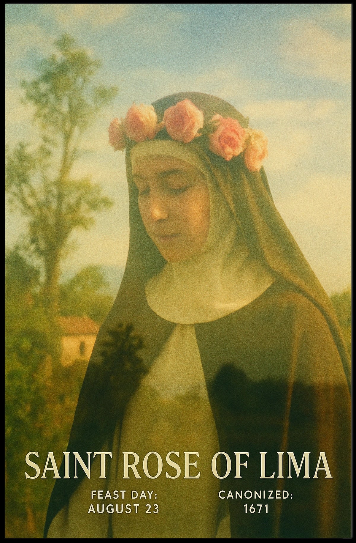 Saint Rose Of Lima Poster