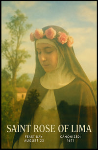 Saint Rose Of Lima Poster