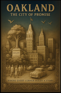 Oakland The City Of Promise Poster