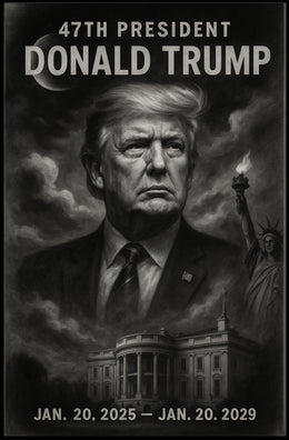 Trump 47th President Pop Art Patriot Poster