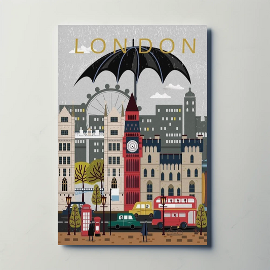 London - Classic Travel Poster