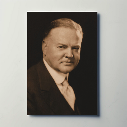 Herbert Hoover 31st President Sepia Photo