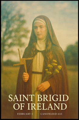 Saint Brigid Of Ireland Poster