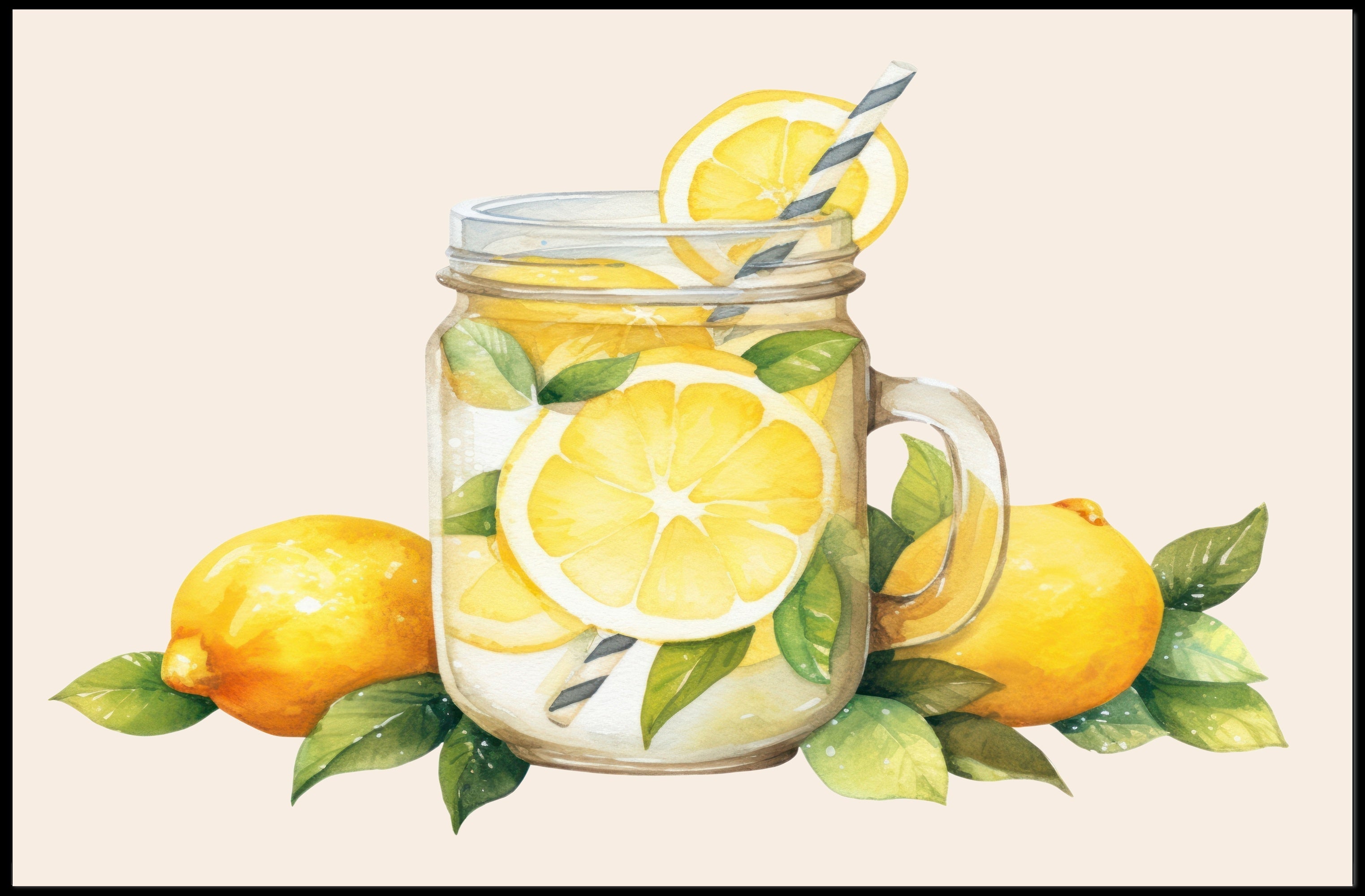 Refreshing Lemonade Delight Poster