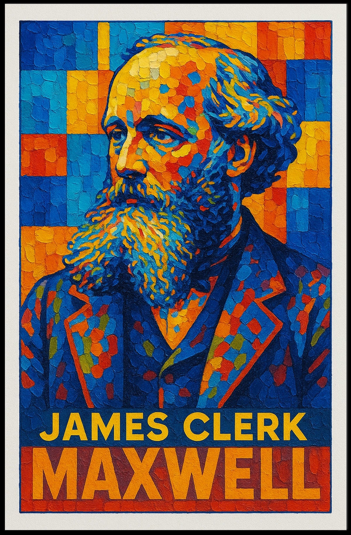 James Clerk Maxwell Poster