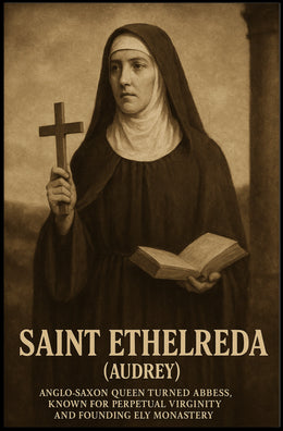 Saint Etheldreda (Audrey) Poster