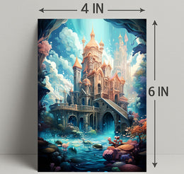Enchanted Castle By The Sea Poster