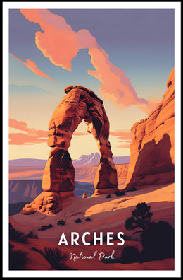 Arches National Park Travel Poster Print
