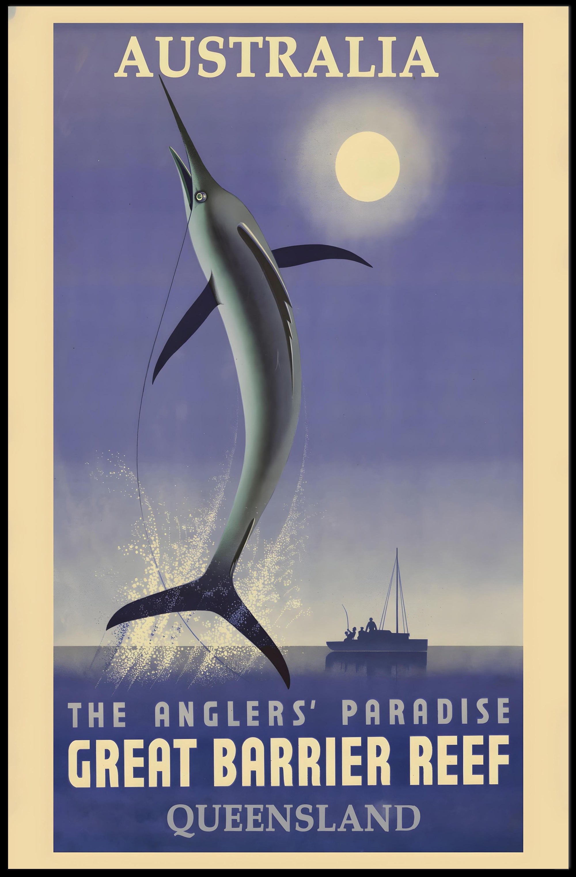 Great Barrier Reef Anglers' Paradise Travel Poster
