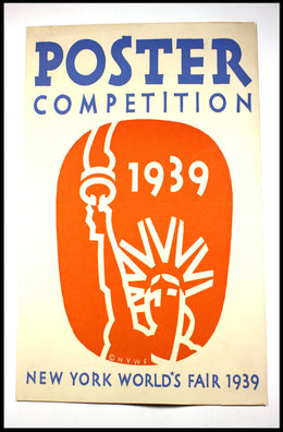 1939 World's Fair Liberty Vintage Poster Art