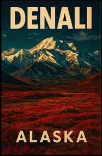 Denali Alaskas Majestic Peak Poster