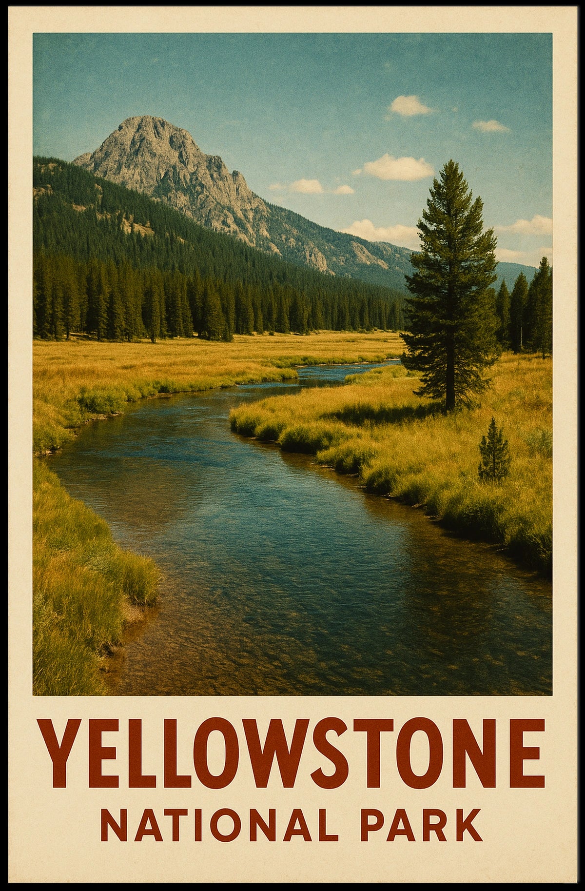 Yellowstone National Park Poster