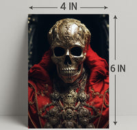 Regal Skull Artistry Poster PosterGoat