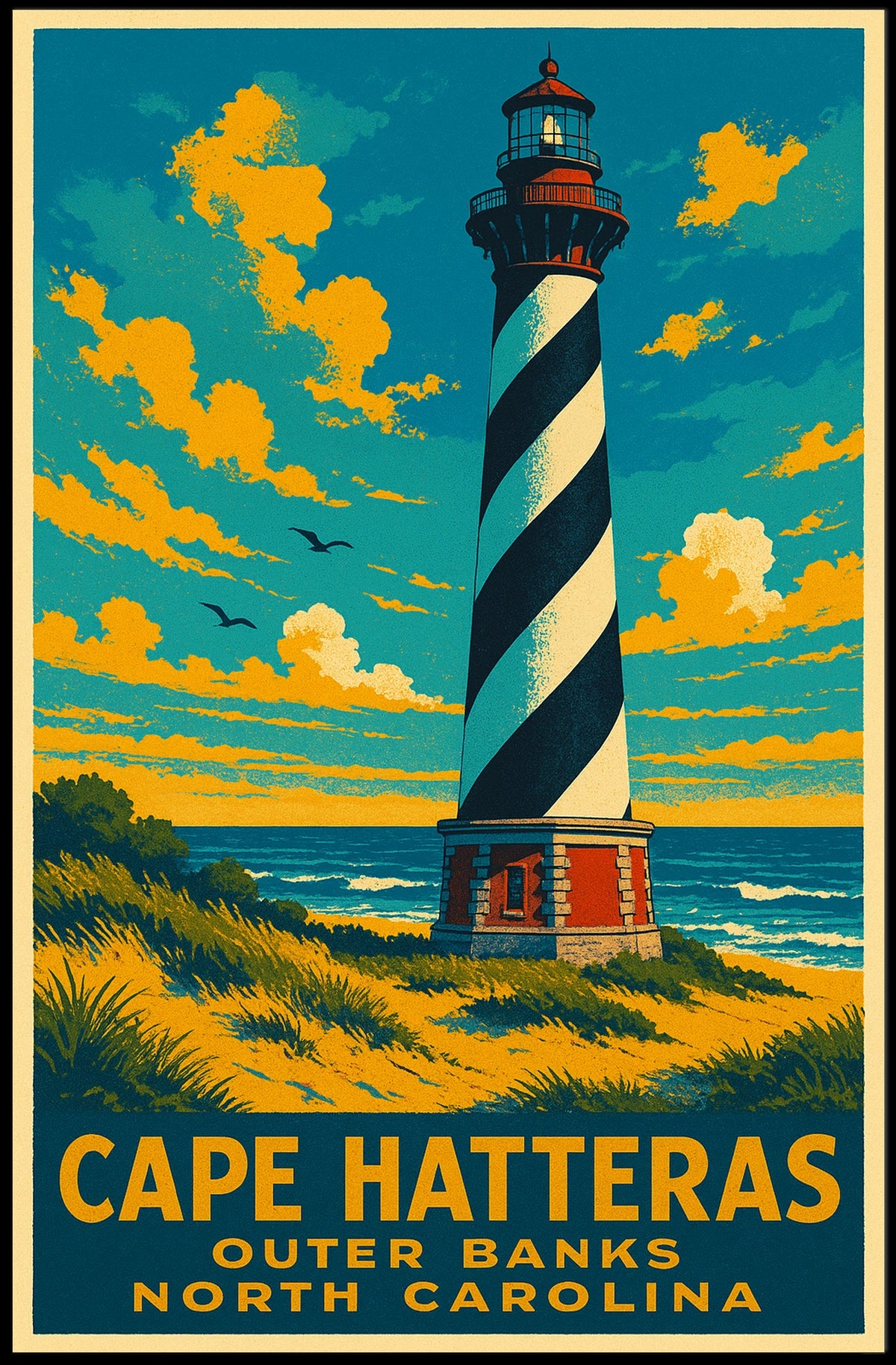 Cape Hatteras Lighthouse Poster