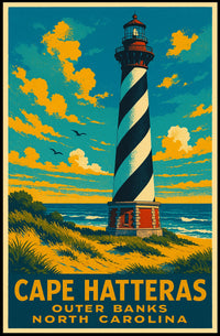 Cape Hatteras Lighthouse Poster