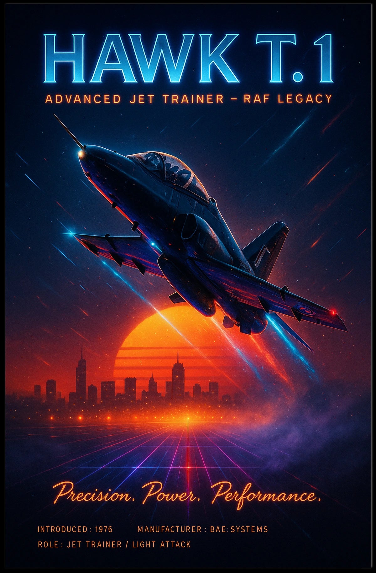 Hawk T.1 Advanced Jet Trainer Poster