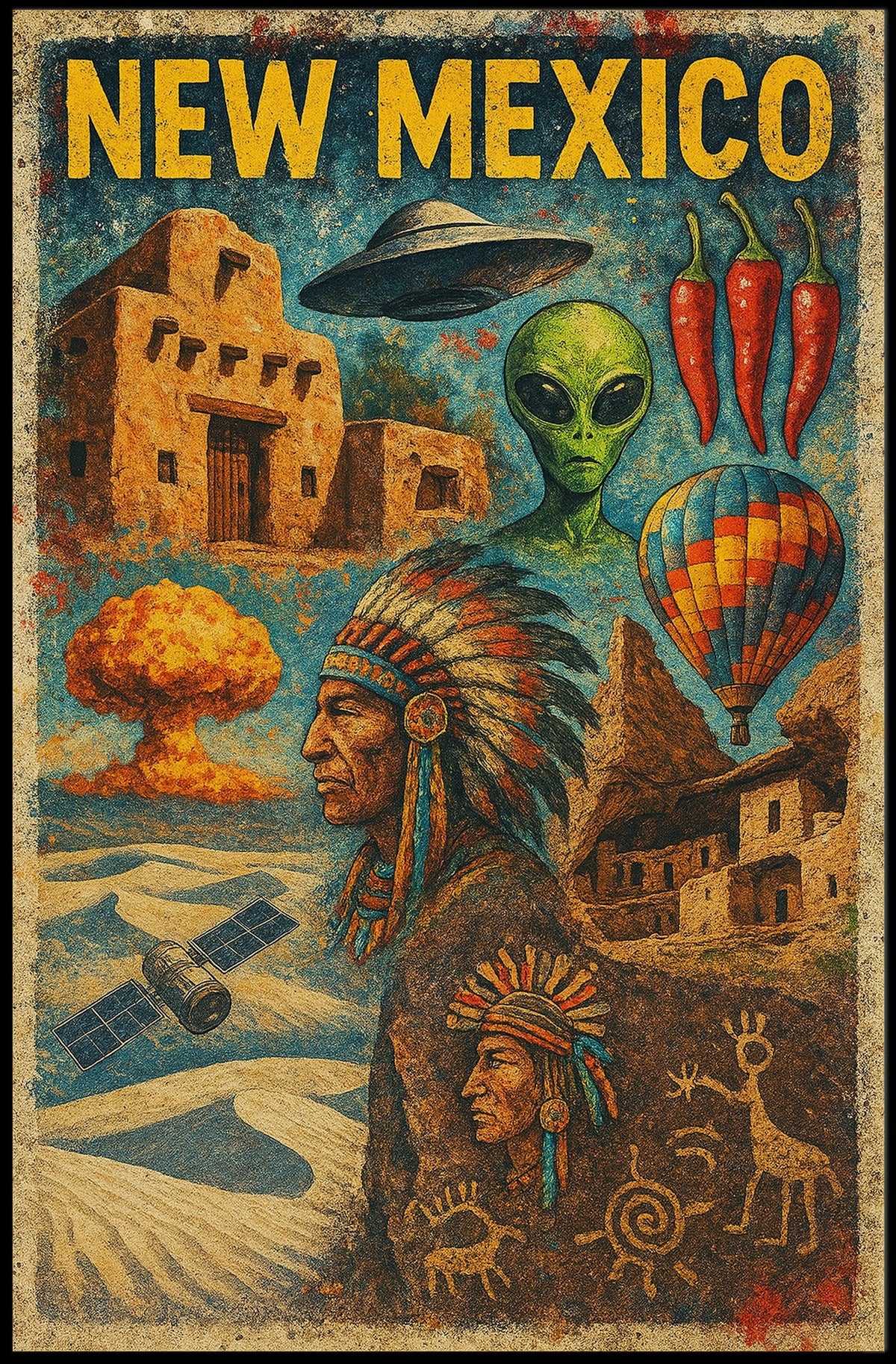New Mexico Wonders Poster