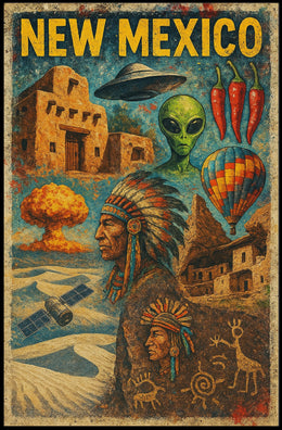 New Mexico Wonders Poster