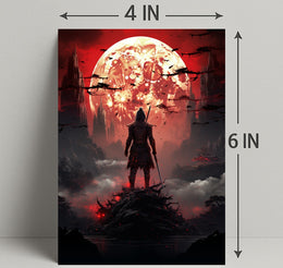 Warrior Under The Blood Moon Poster