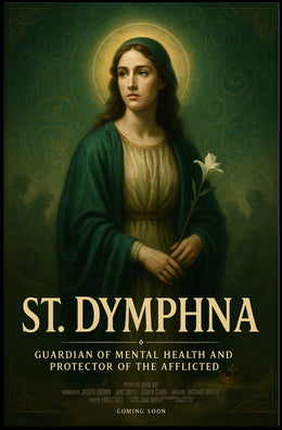 St. Dymphna Guardian of Mental Health Poster PosterGoat