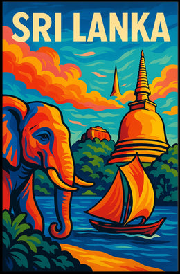 Vibrant Sri Lanka Poster