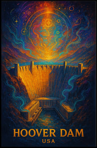 Hoover Dam USA Poster