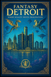 Fantasy Detroit Poster PosterGoat