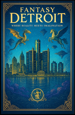 Fantasy Detroit Poster PosterGoat