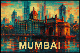 Mumbai Skyline Poster