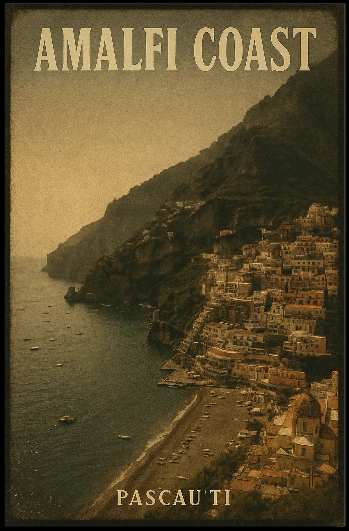 Amalfi Coast Scenic Beauty Poster