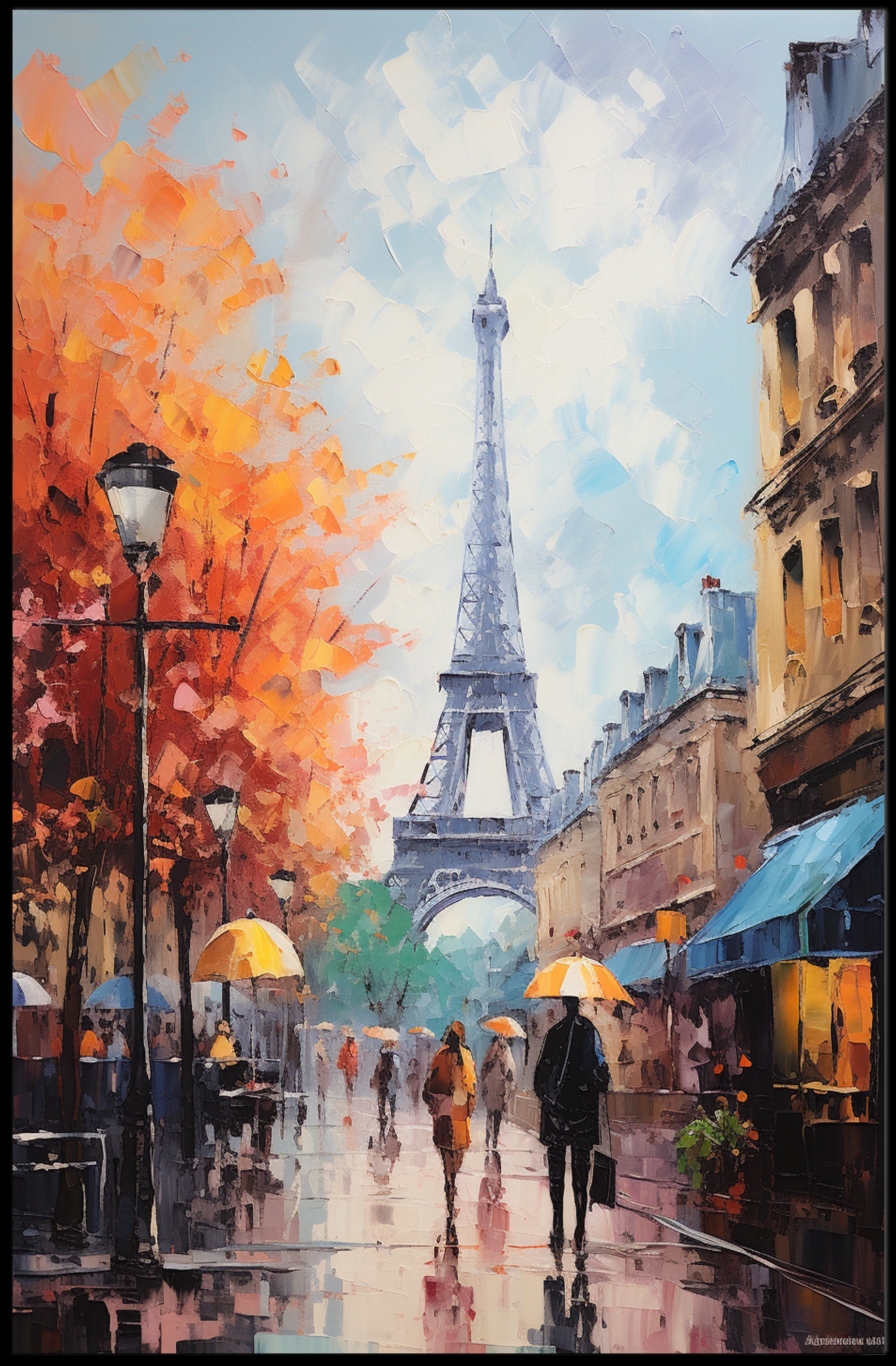 Autumn In Paris Poster