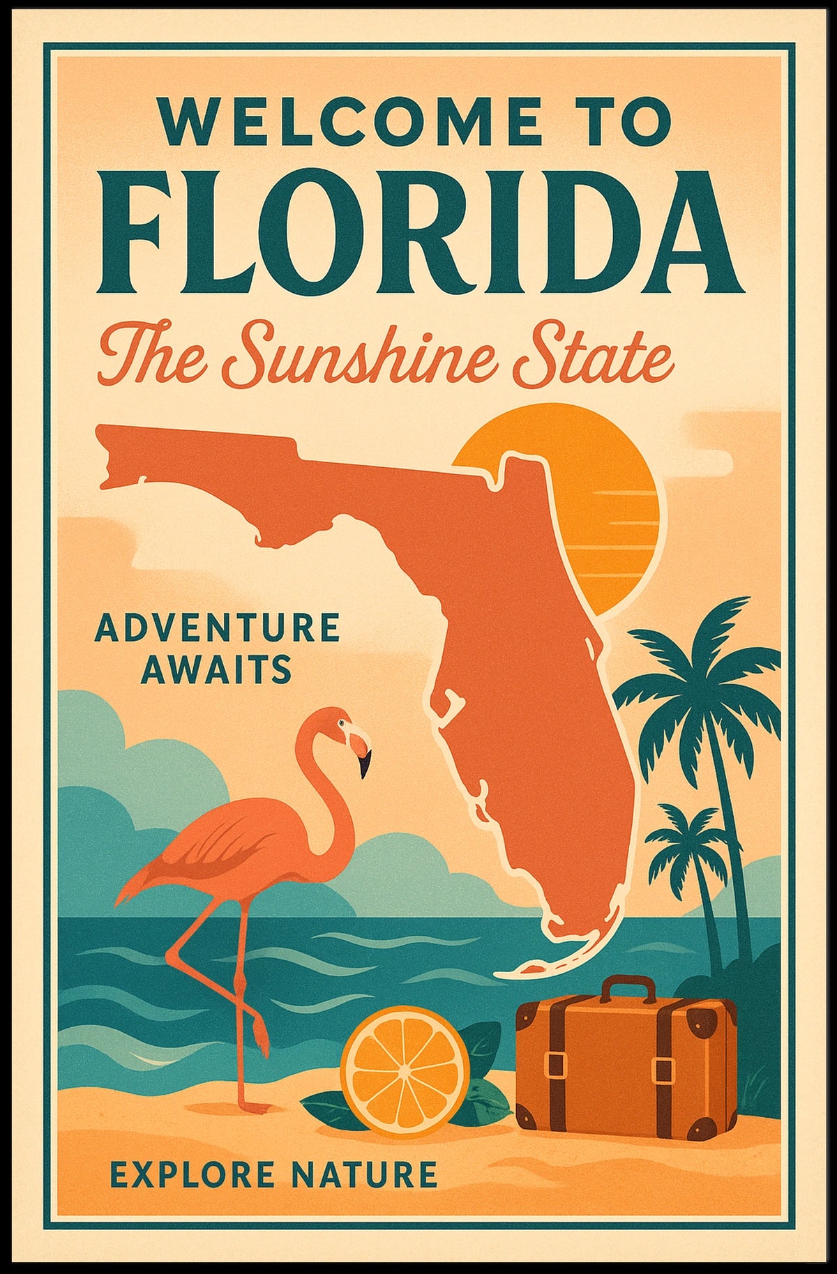Welcome to Florida Adventure Awaits Poster