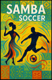 Samba Soccer Poster PosterGoat