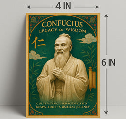 Confucius Legacy of Wisdom Wall Art Print PosterGoat