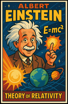 Einstein Relativity Scenic Poster
