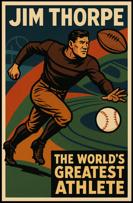 Jim Thorpe Legendary Athlete Poster