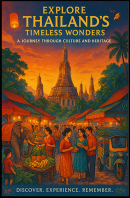Explore Thailands Timeless Wonders Poster