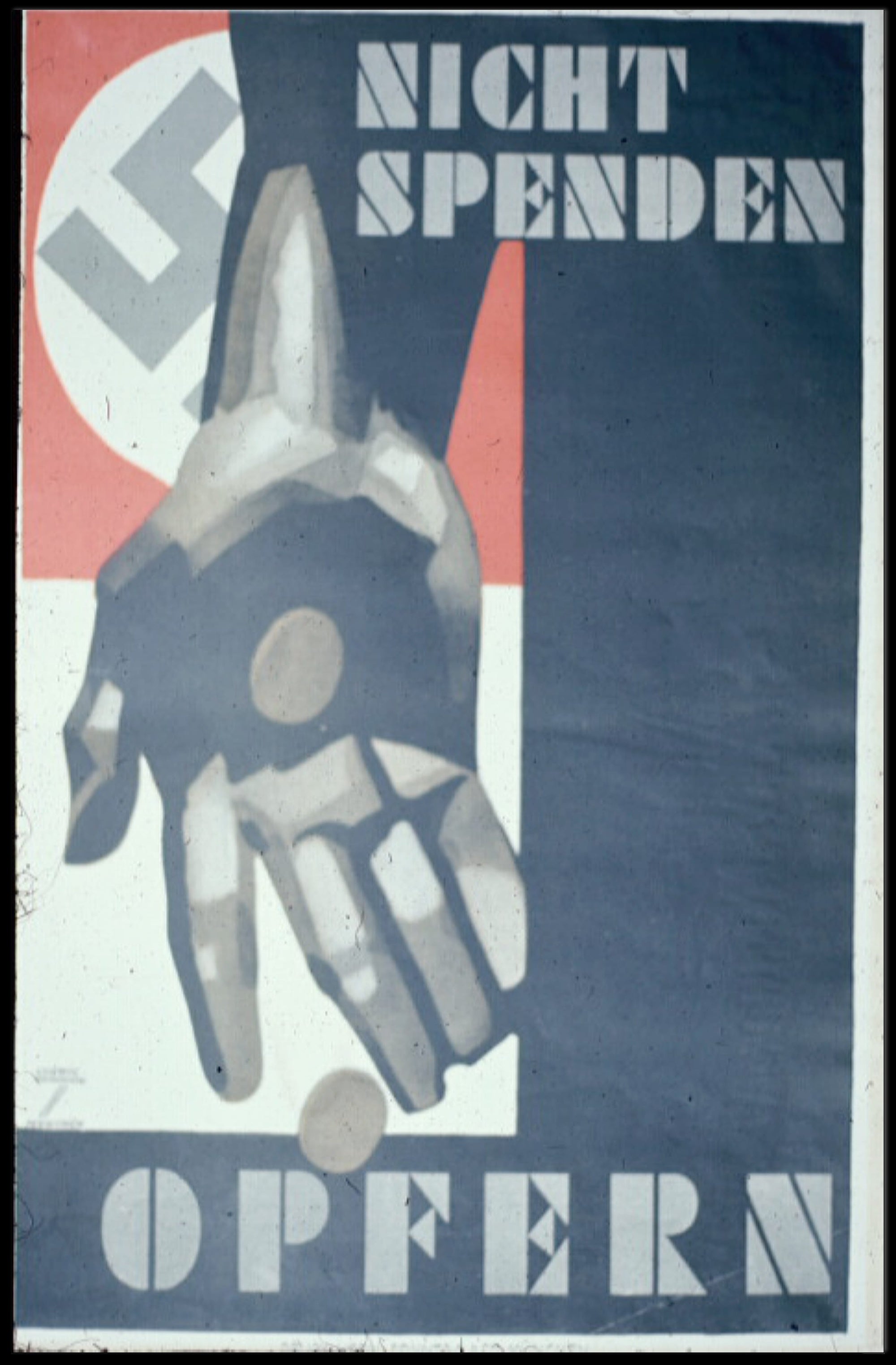 Propaganda Poster with Symbolic Imagery Poster PosterGoat