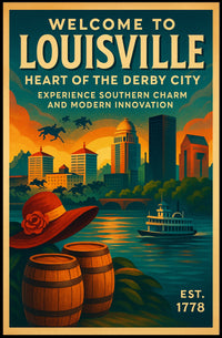 Welcome to Louisville Poster