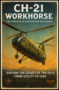 CH-21 Workhorse Engineering Excellence Poster PosterGoat