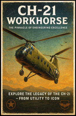 CH-21 Workhorse Engineering Excellence Poster PosterGoat