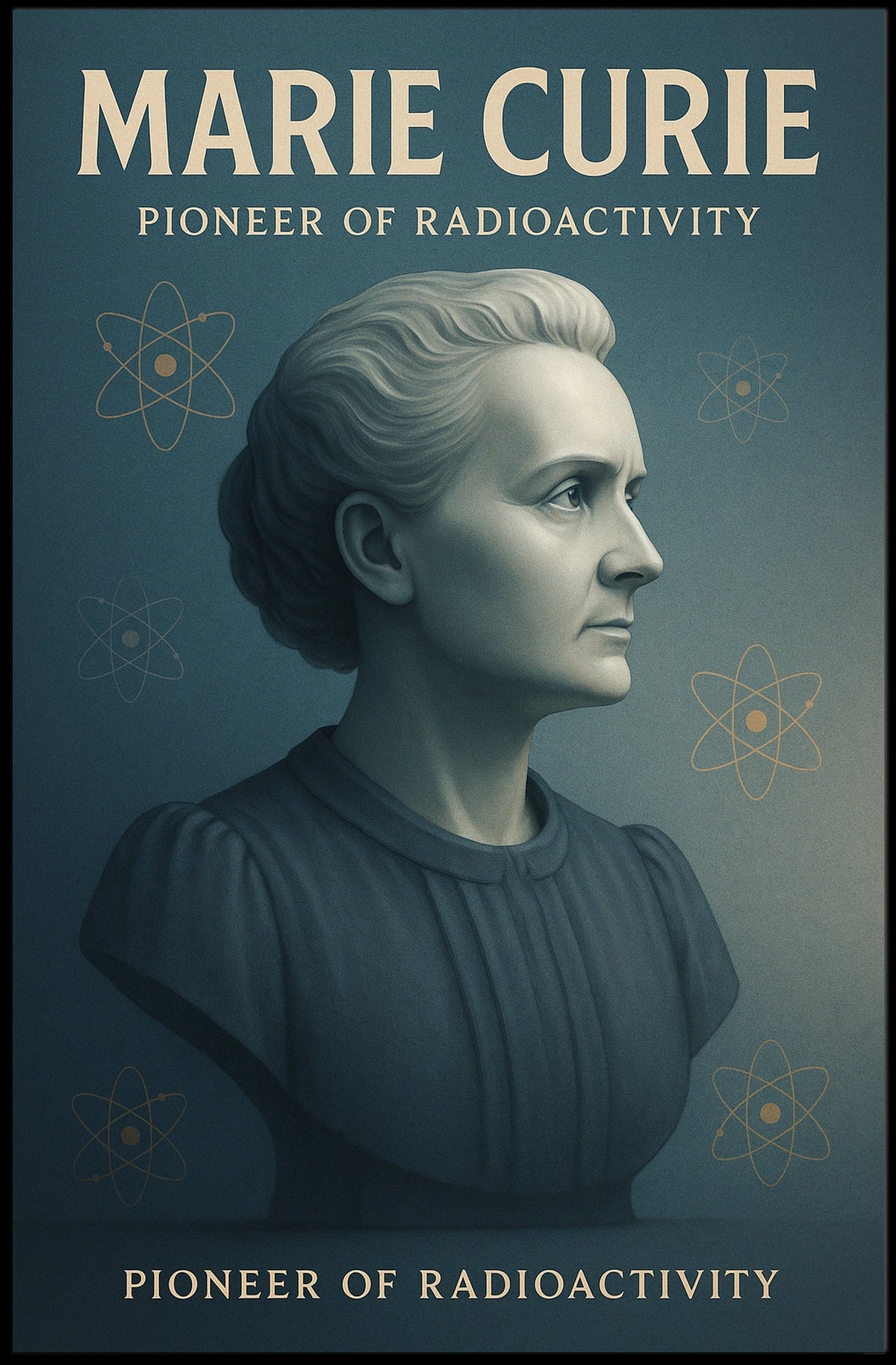 Marie Curie Pioneer Of Radioactivity Poster