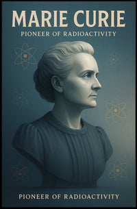 Marie Curie Pioneer Of Radioactivity Poster