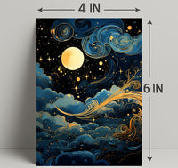 Celestial Nightscape Poster PosterGoat