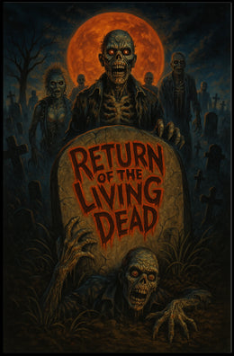 Return Living Dead Retro Horror Collectors Poster