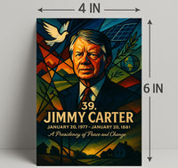 Jimmy Carter United States Leader Fine Art Print PosterGoat