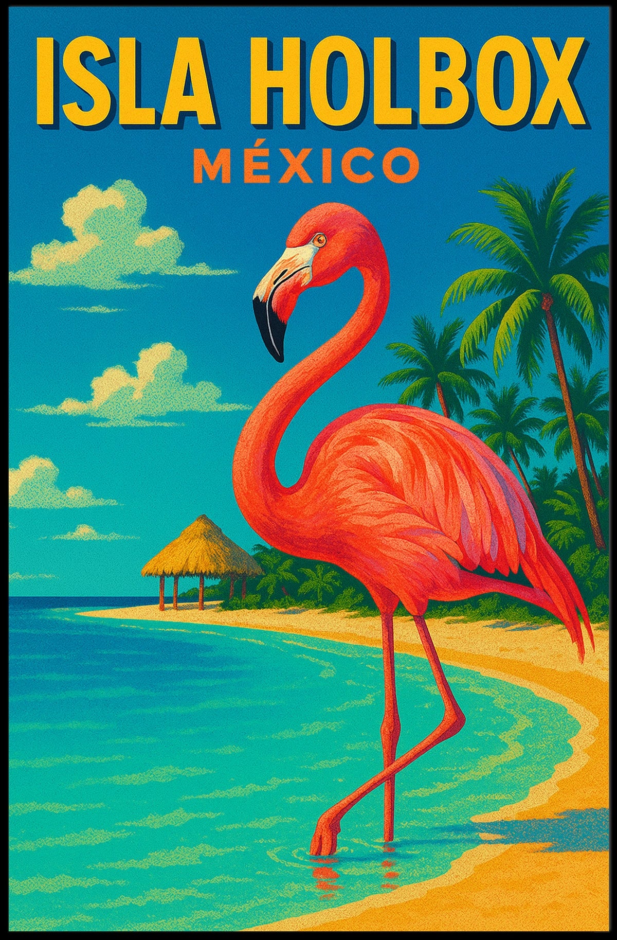 Isla Holbox Tropical Paradise Poster
