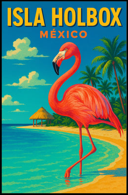 Isla Holbox Tropical Paradise Poster